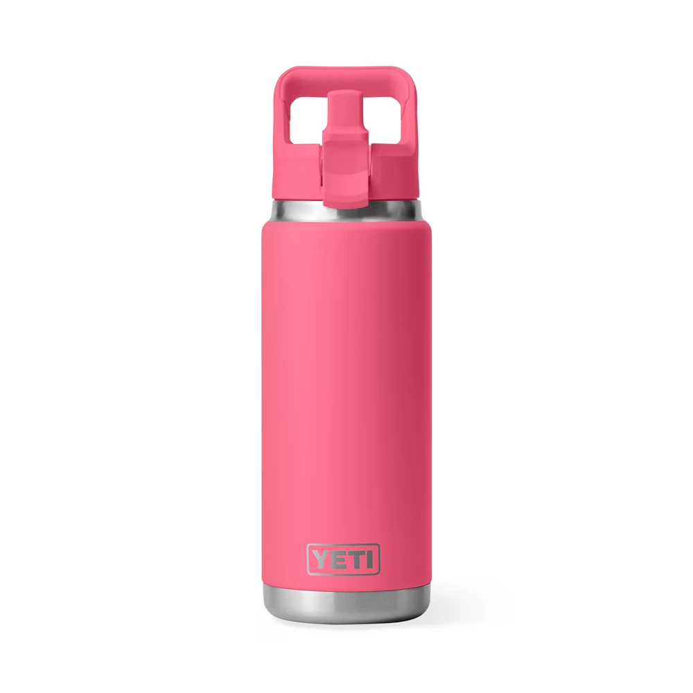 YETI RAMBLER 26Oz Colour Straw Bottle - Tropical Pink in Tropical Pink