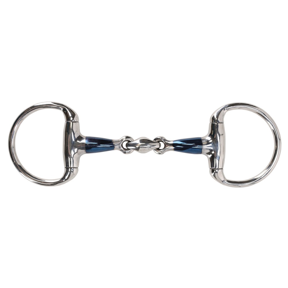 QHP Eggbutt bit Anatomical double jointed - Sweet iron