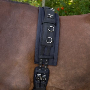 QHP Lunge pad Air Mesh - Black in Black