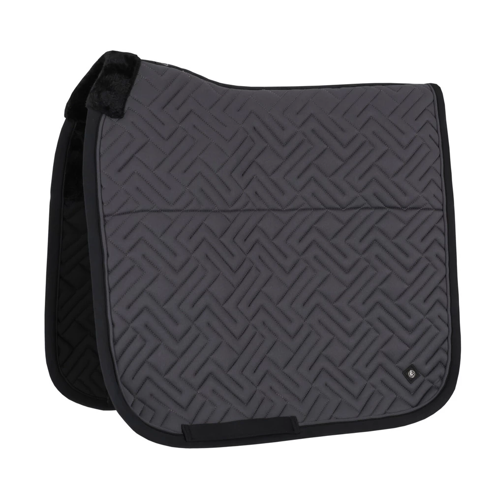 QHP Saddle pad Sensisoft - Grey in Grey