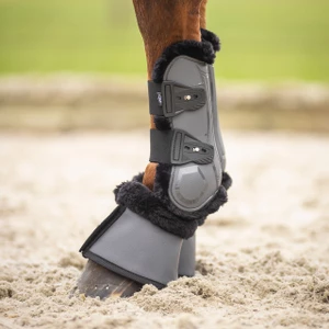 QHP Tendon boots Sensisoft - Grey in Grey