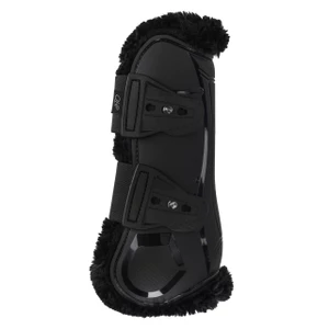 QHP Tendon boots Sensisoft - Black in Black