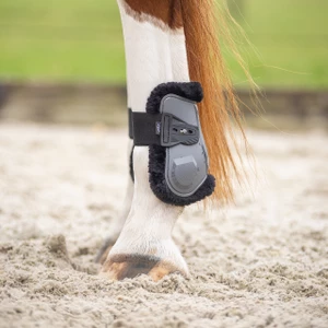 QHP Fetlock boots Sensisoft - Grey in Grey