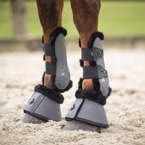 QHP Bell Boots Sensisoft - Grey 
