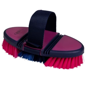 QHP Body brush Flexible - Fuchsia/navy in Fuchsia/Navy