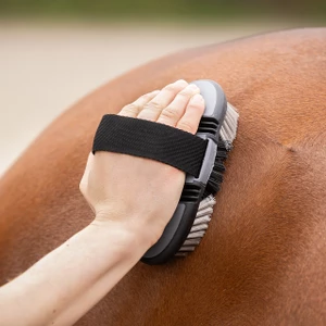 QHP Body brush Flexible - Grey/black in Grey/Black