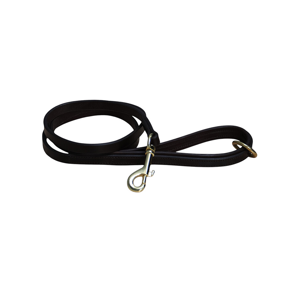 Mackey Equestrian Mackey Padded Dog Lead  - Black in Black