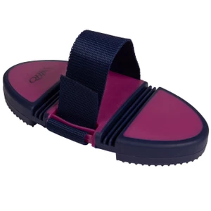 QHP Curry comb Flexible - Fuchsia/navy in Fuchsia/Navy