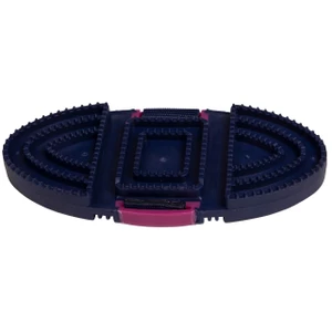 QHP Curry comb Flexible - Fuchsia/navy 