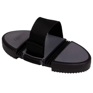 QHP Curry comb Flexible - Grey/black in Grey/Black