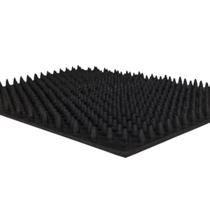 QHP Scrub/massage mat 30x40cm - Black in Black