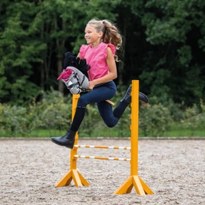 QHP Ear net Hobby horse - Fuchsia in Fuchsia