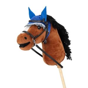 QHP Ear net Hobby horse - Cobalt blue in Cobalt Blue