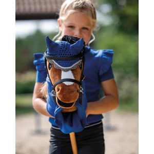 QHP Ear net Hobby horse - Cobalt blue in Cobalt Blue