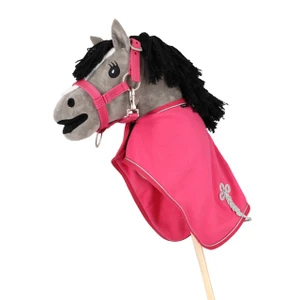 QHP Fleece rug Hobby horse - Fuchsia in Fuchsia