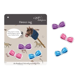 QHP Fleece rug Hobby horse - Fuchsia in Fuchsia