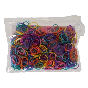 QHP Rubber braiding bands - Mix colours 