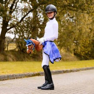QHP Exercise rug Hobby horse - Cobalt blue in Cobalt Blue