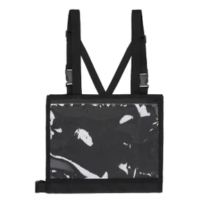 QHP Number bib with zipper - Black 
