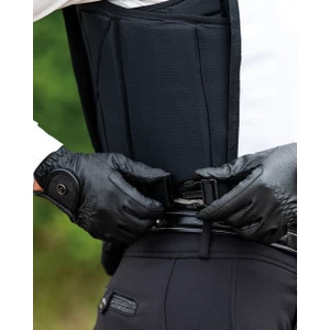 QHP Number bib with zipper - Black in Black