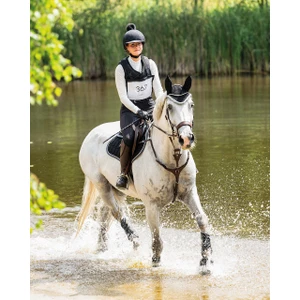 QHP Number bib with zipper - Black in Black