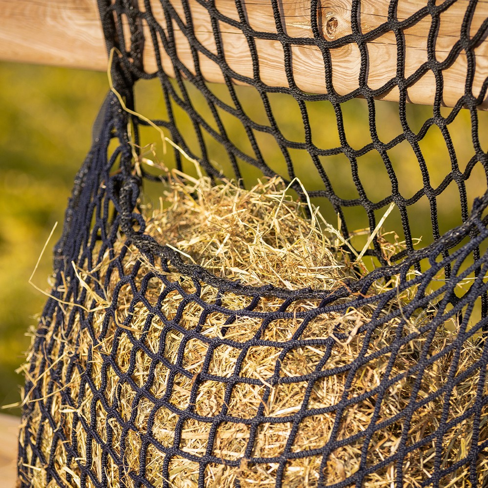 QHP Slowfeeder haynet Two-sided - Black 