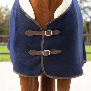 QHP Wool rug Deluxe - Navy 