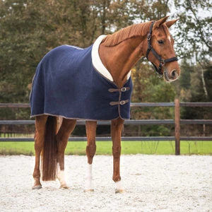 QHP Wool rug Deluxe - Navy in Navy