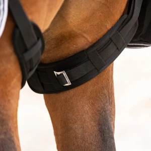 QHP Leg cord protection (2-pack) - Black in Black