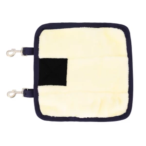 QHP Chest extender quick release fake fur - Navy 