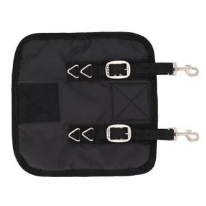 QHP Chest extender quick release fake fur - Black in Black