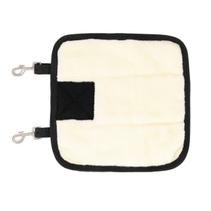 QHP Chest extender quick release fake fur - Black 
