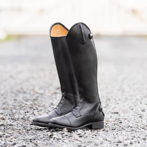 QHP Riding boot Jessy Junior - Black in Black