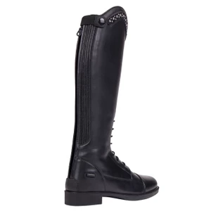 QHP Riding boot Jaimy Junior wide - Black in Black