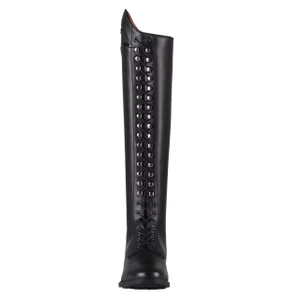 QHP Riding boot Hailey Junior tall - Black in Black