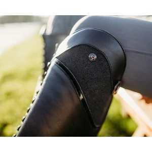 QHP Riding boot Hailey Junior tall - Black in Black