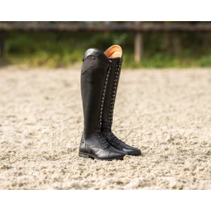 QHP Riding boot Hailey Junior tall - Black in Black