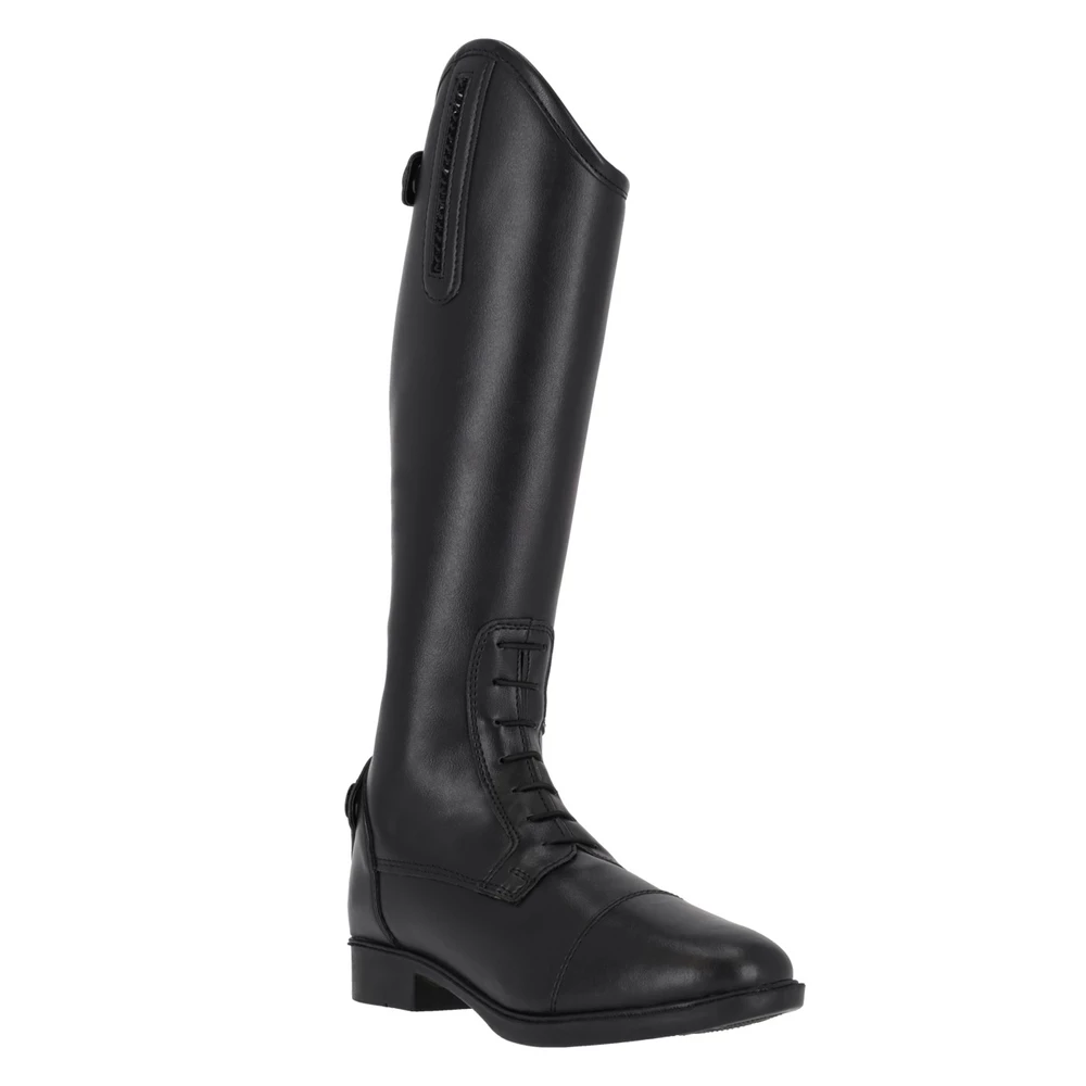 QHP Riding boot Jessy Junior wide - Black in Black