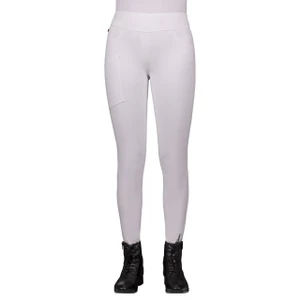 QHP Riding tights Kae leg grip - White in White