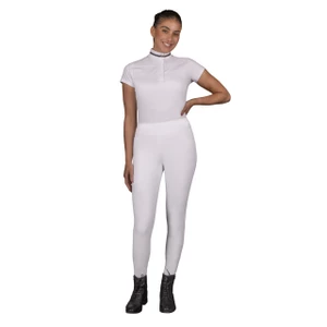 QHP Riding tights Kae leg grip - White in White