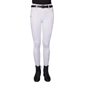 QHP Riding tights winter Juliet full grip - White in White