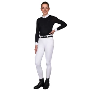 QHP Riding tights winter Juliet full grip - White in White