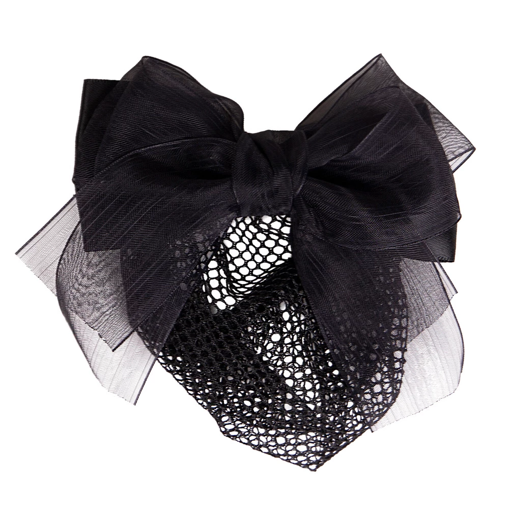 QHP Hair bow Simply - Black in Black
