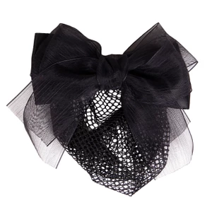 QHP Hair bow Simply - Black in Black