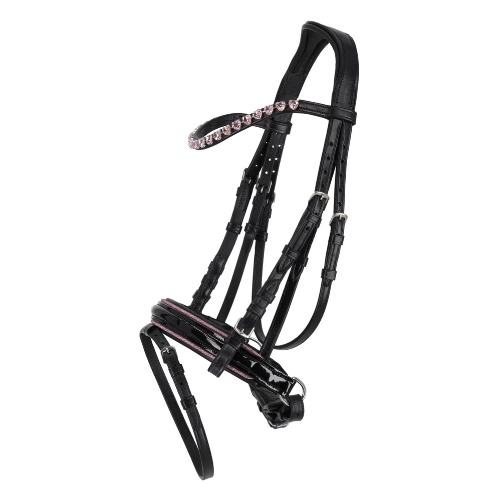 QHP Bridle Bixie - Pink in Pink