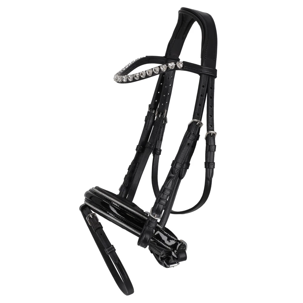 QHP Bridle Bixie - Silver in Silver