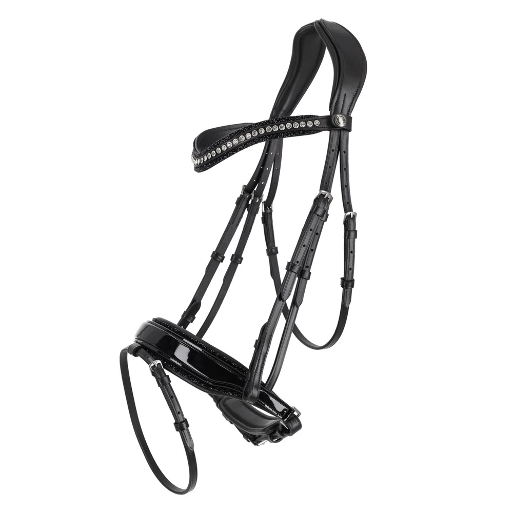 QHP Bridle Skye - Black in Black
