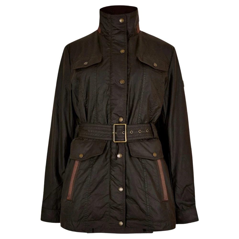Dubarry Of Ireland Gandon Women's wax cotton coat - Verdigris in Verdigris