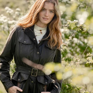 Dubarry Of Ireland Gandon Women's wax cotton coat - Verdigris in Verdigris