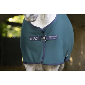 Horseware Amigo Amigo Jersey Pony Cooler - Dynasty Green/Navy & Silver in Dynasty Green/Navy & Silver